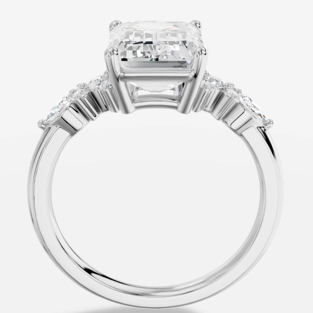 Veloria Emerald-Cut Lab-Grown Diamond Ring