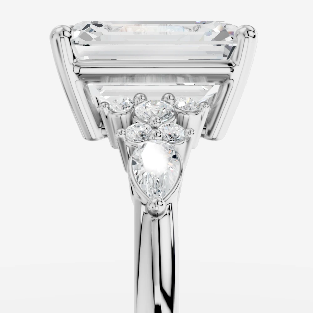 Veloria Emerald-Cut Lab-Grown Diamond Ring