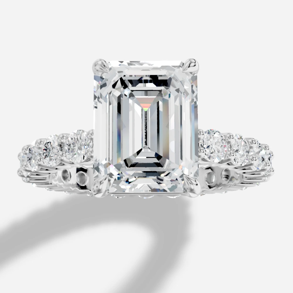 Imperial Emerald-Cut Lab-Grown Diamond Ring