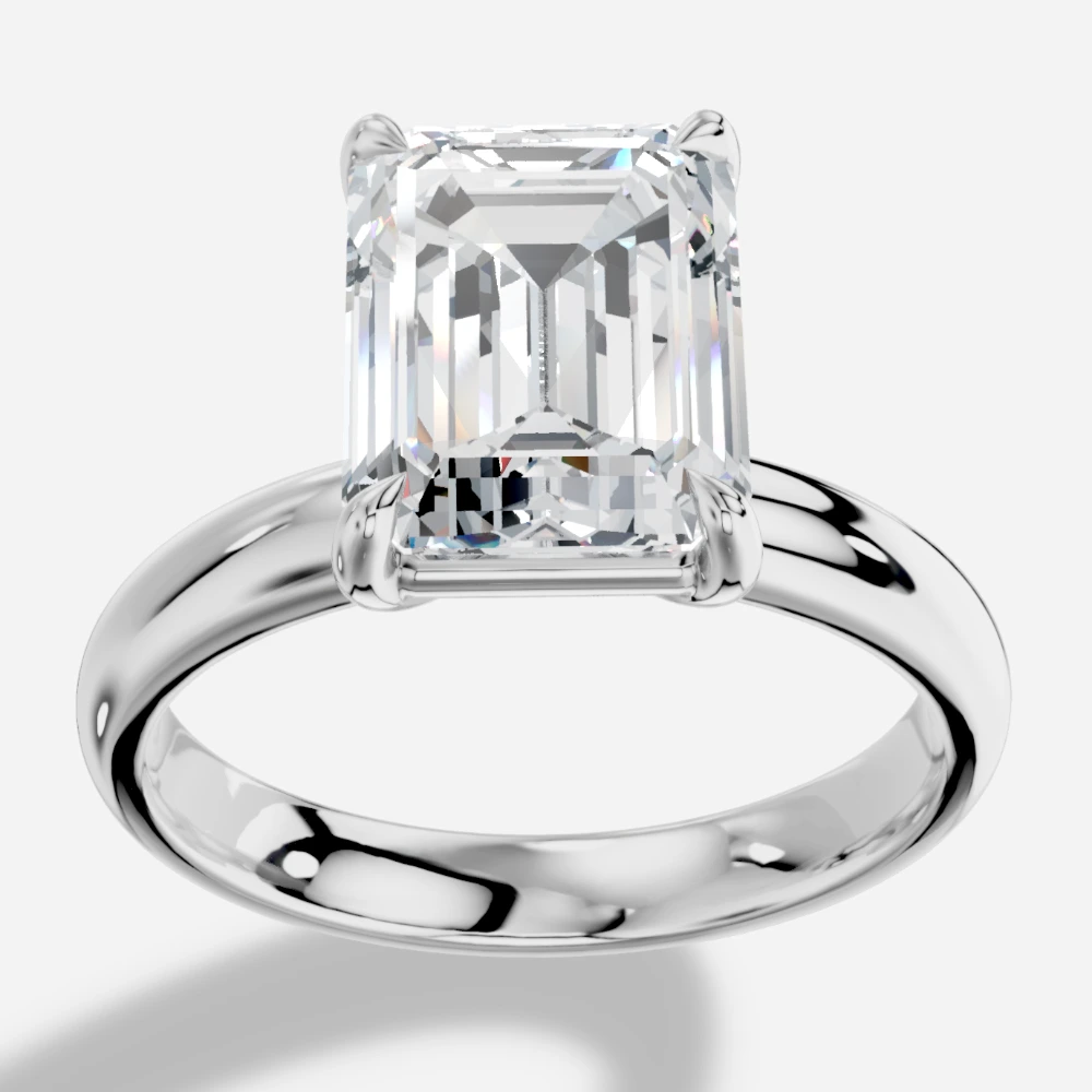 Aveline Emerald-Cut Lab-Grown Diamond Ring