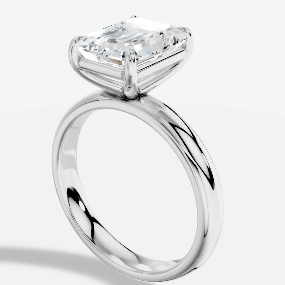 Aveline Emerald-Cut Lab-Grown Diamond Ring
