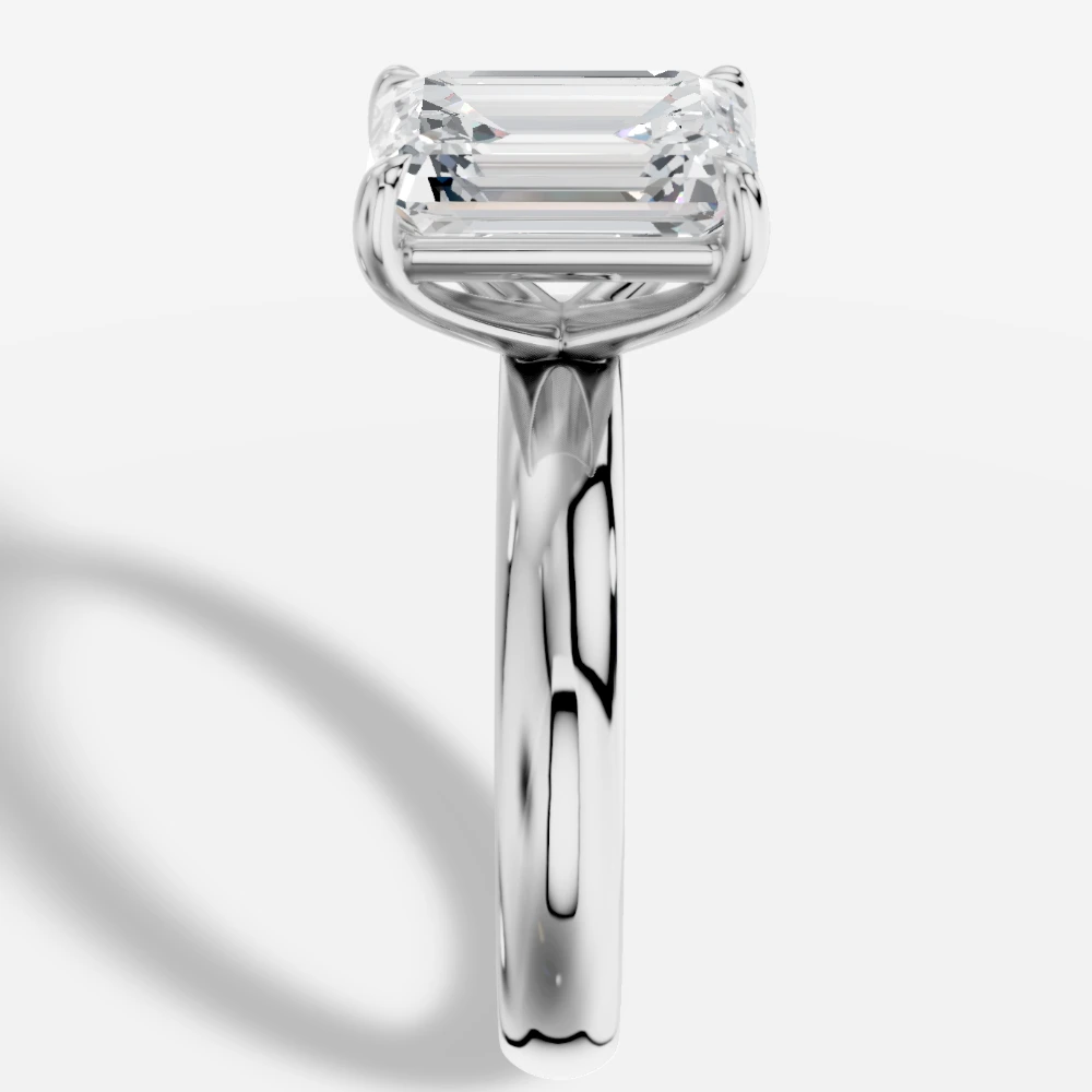 Aveline Emerald-Cut Lab-Grown Diamond Ring