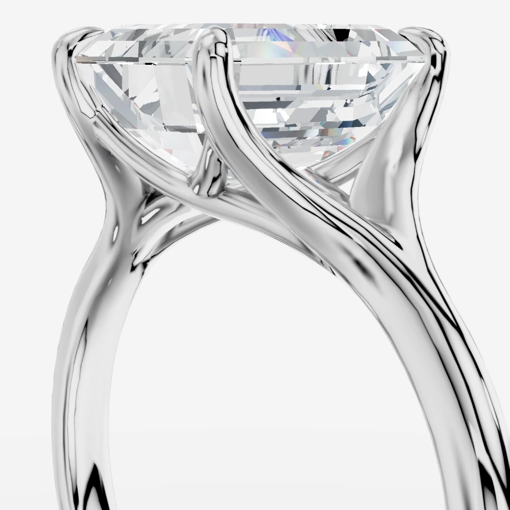 Lyanna Emerald-Cut Lab-Grown Diamond Solitaire Ring alternate view
