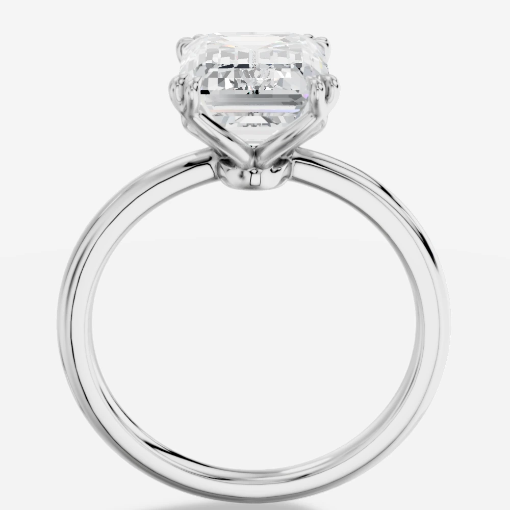 Eulalia Ring med smaragdslipad labbodlad diamant