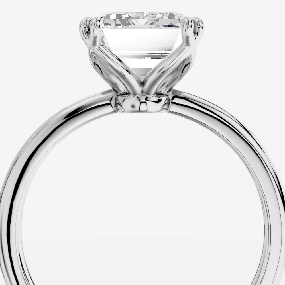 Eulalia Ring med smaragdslipad labbodlad diamant