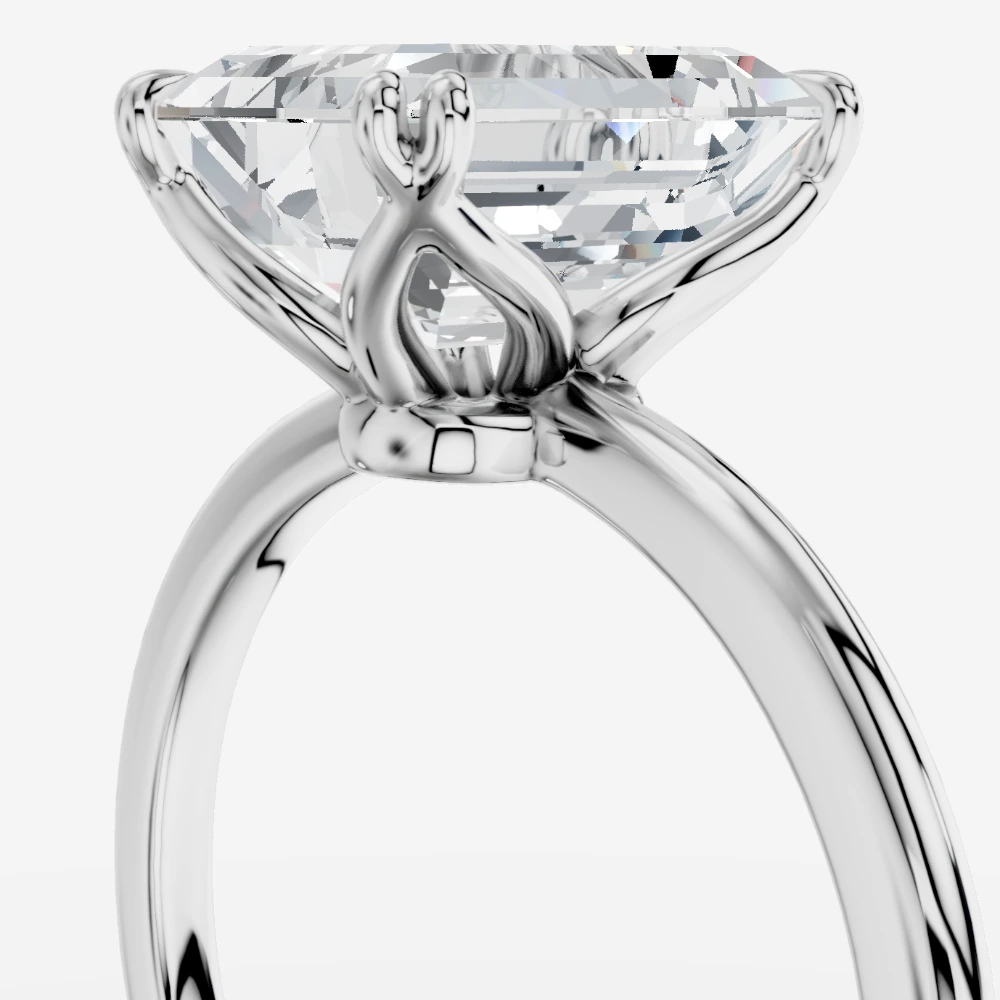 Eulalia Emerald-Cut Lab-Grown Diamond Ring alternate view