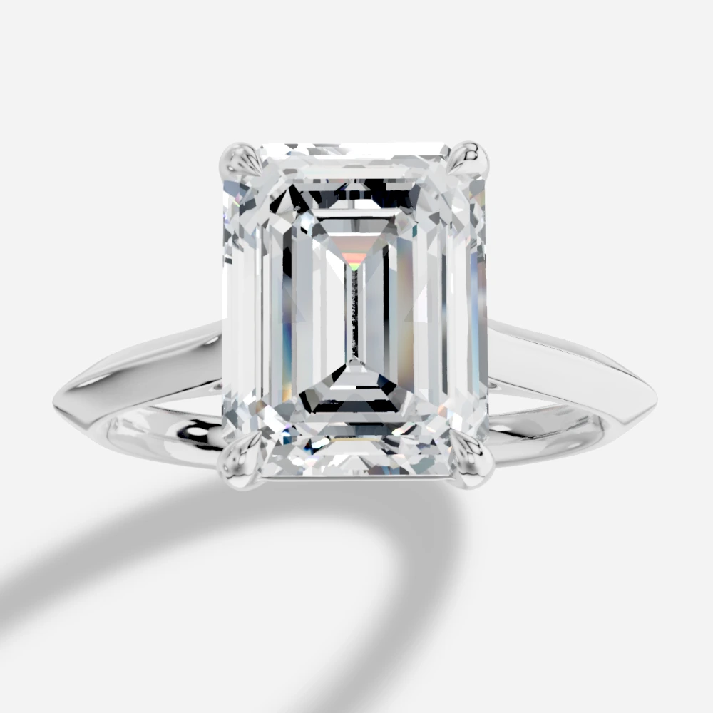 Cynara Emerald-Cut Lab-Grown Diamond Ring