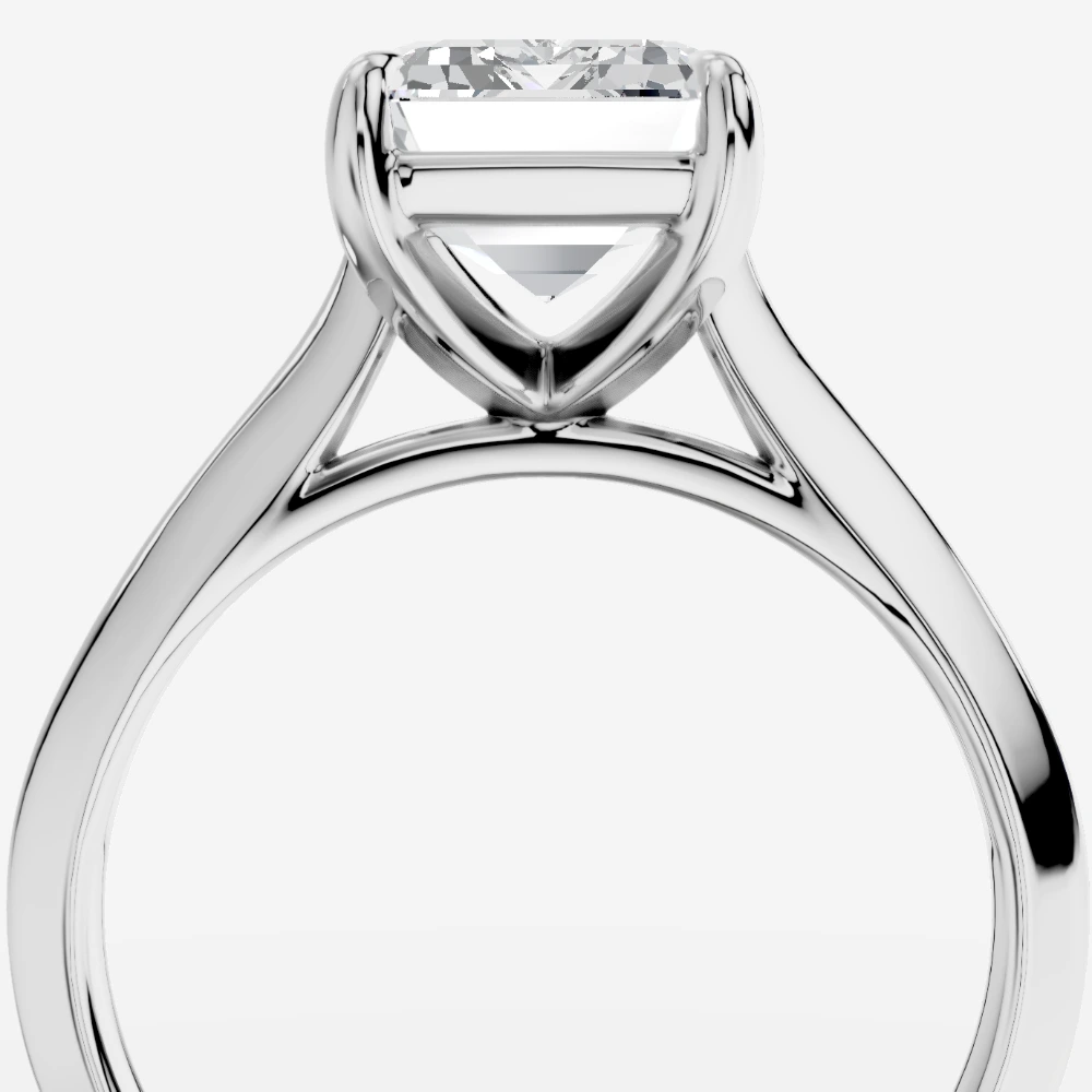 Cynara Ring med smaragdslipad labbodlad diamant