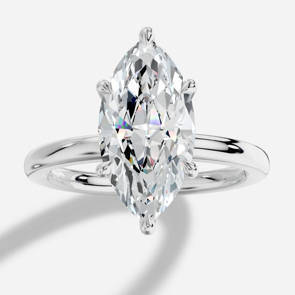 Elysium Marquise-Cut Lab-Grown Diamond Ring
