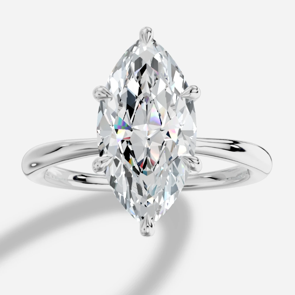 Cybele Marquise-Cut Lab-Grown Diamond Ring