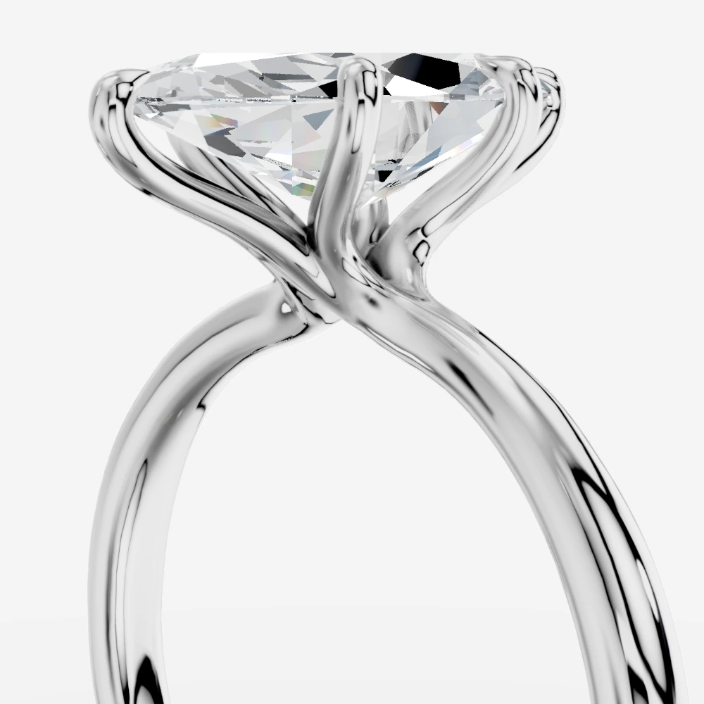 Cybele Marquise-Cut Lab-Grown Diamond Ring alternate view