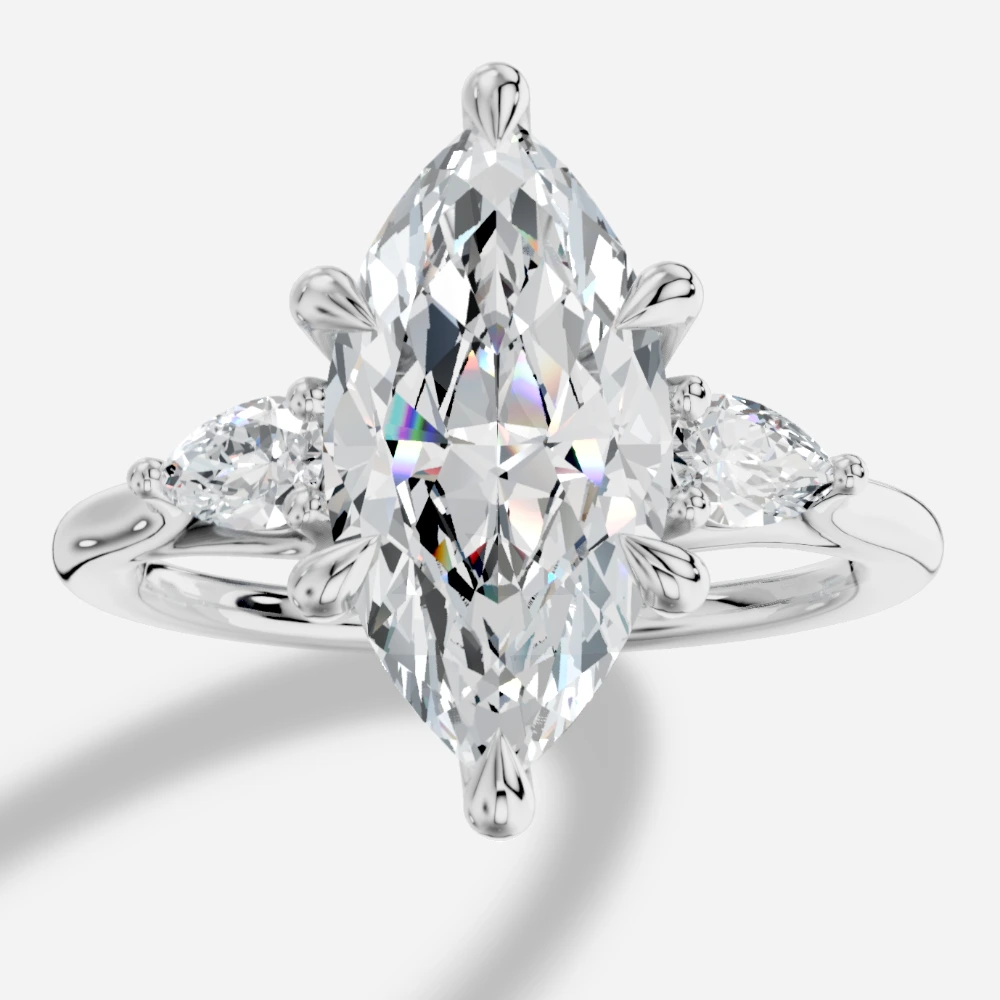 Celeste Marquise-Cut Lab-Grown Diamond Ring