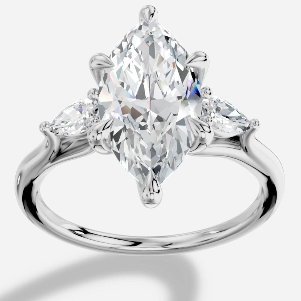 Celeste Marquise-Cut Lab-Grown Diamond Ring