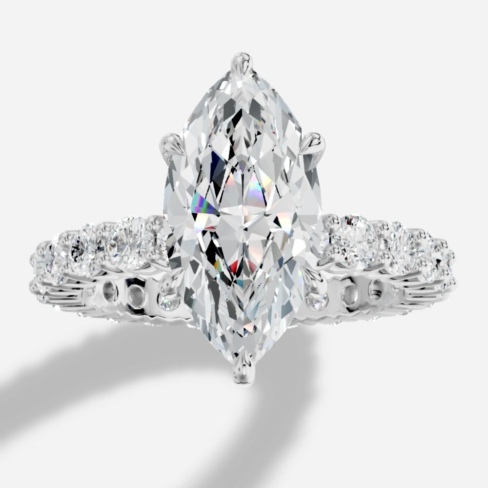 Imperial Marquise-Cut Lab-Grown Diamond Ring
