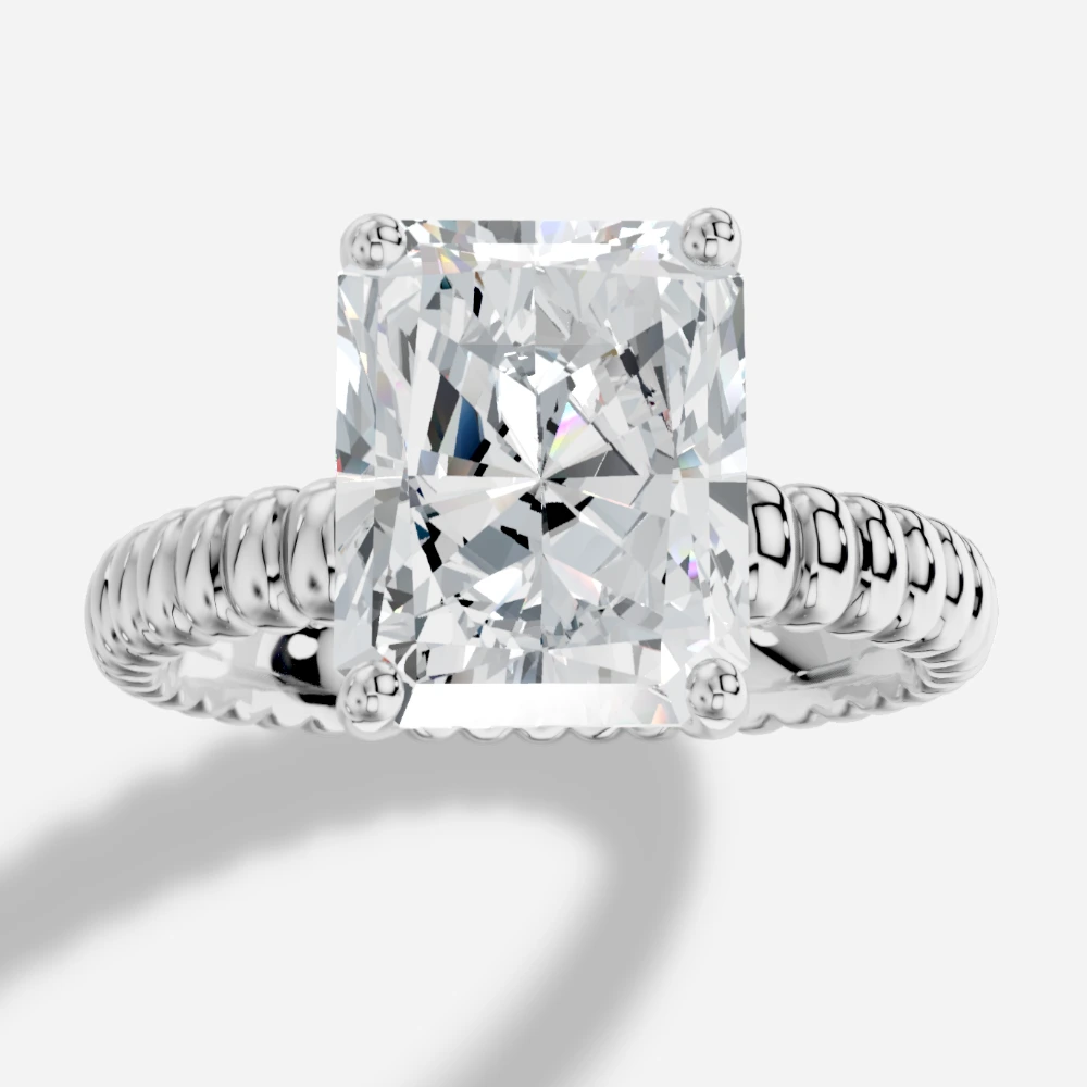Orbia Radiant-Cut Lab-Grown Diamond Ring