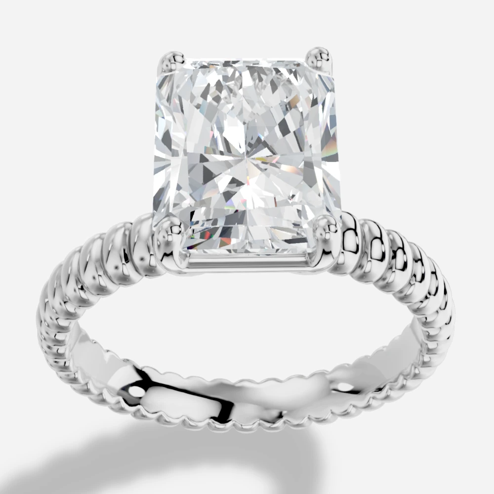 Orbia Radiant-Cut Lab-Grown Diamond Ring
