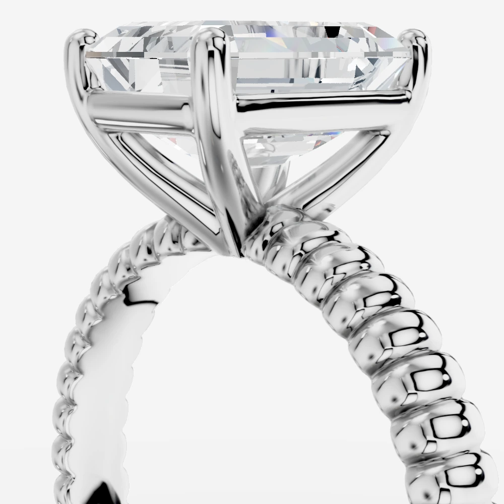 Orbia Emerald-Cut Lab-Grown Diamond Ring alternate view