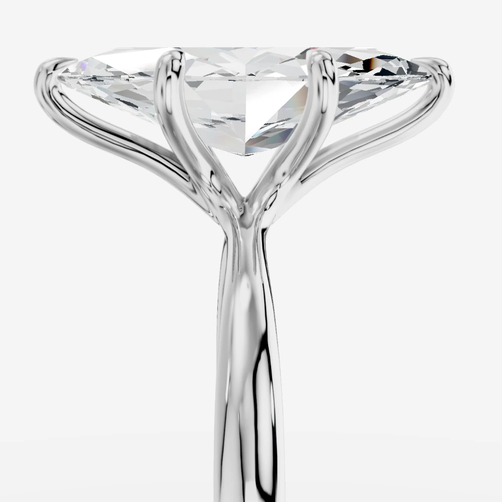 Elite Marquise-Cut Lab-Grown Diamond Solitaire Ring