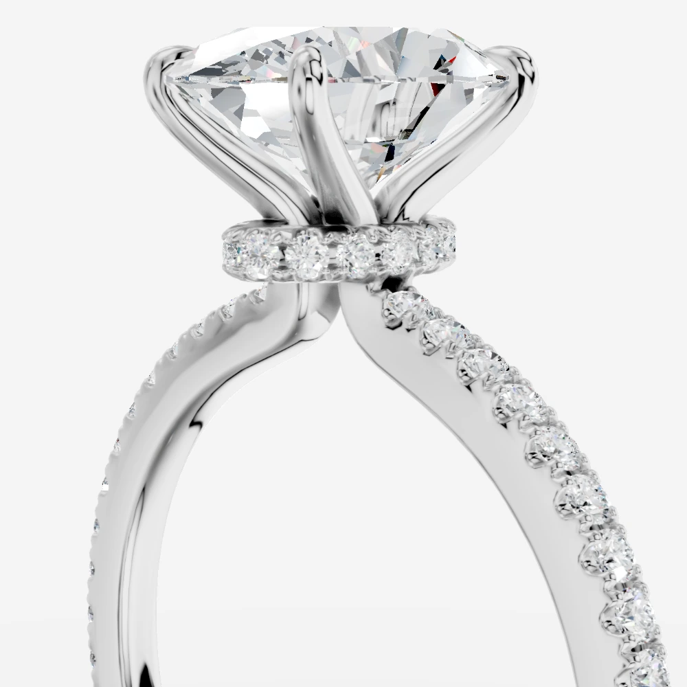 Selene Oval-Cut Lab-Grown Diamond Solitaire Ring alternate view