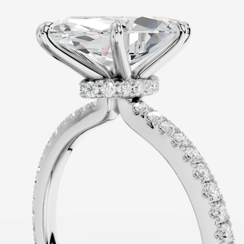 Selene Marquise-Cut Lab-Grown Diamond Solitaire Ring alternate view