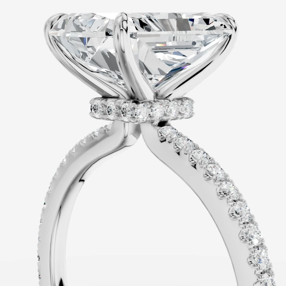Selene Radiant-Cut Lab-Grown Diamond Solitaire Ring alternate view
