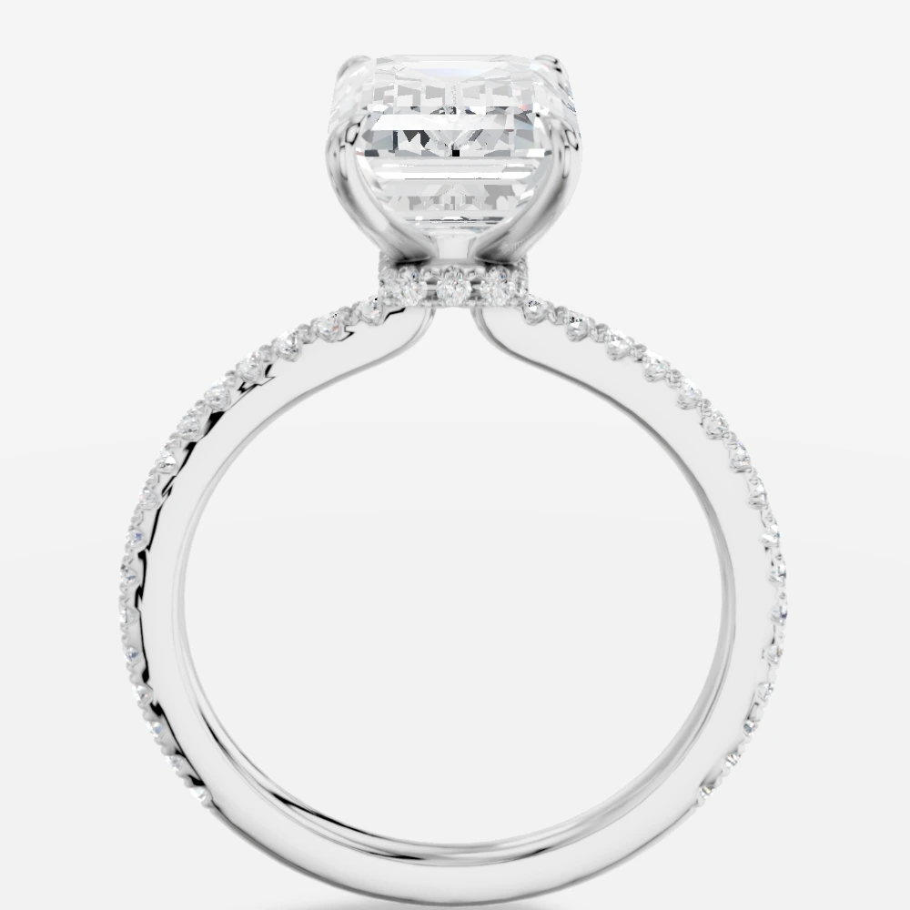 Selene Emerald-Cut Lab-Grown Diamond Solitaire Ring