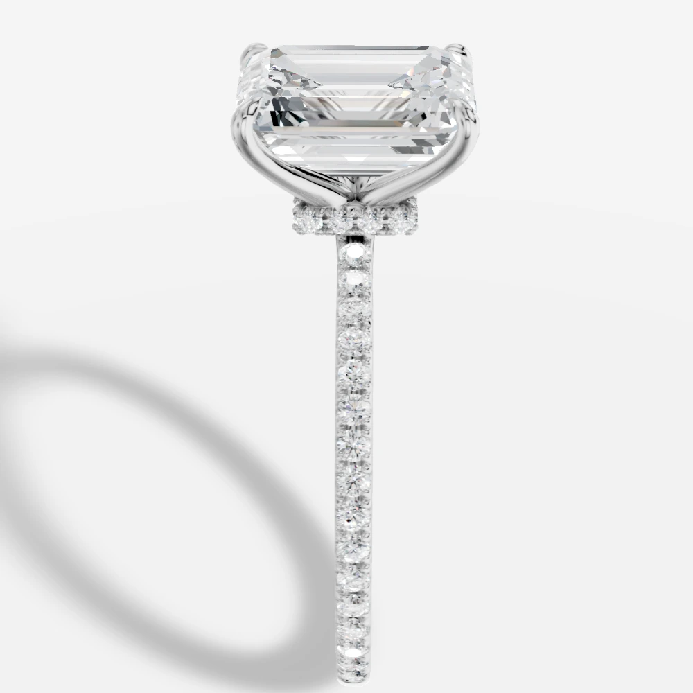 Selene Emerald-Cut Lab-Grown Diamond Solitaire Ring