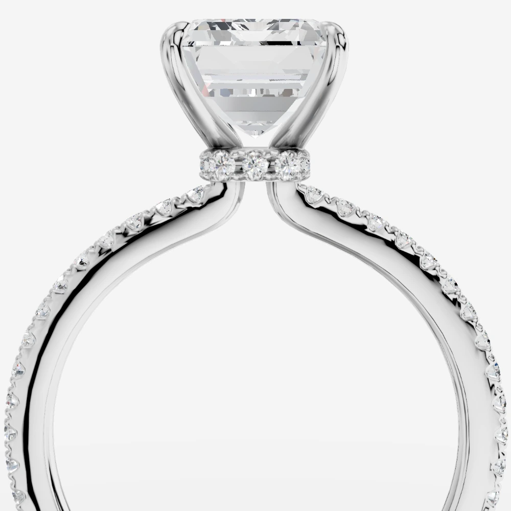 Selene Emerald-Cut Lab-Grown Diamond Solitaire Ring