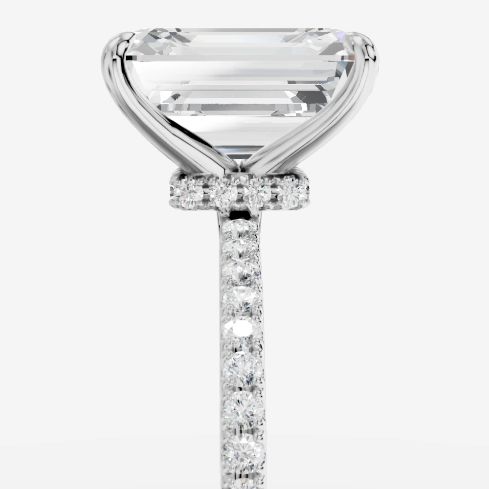 Selene Emerald-Cut Lab-Grown Diamond Solitaire Ring