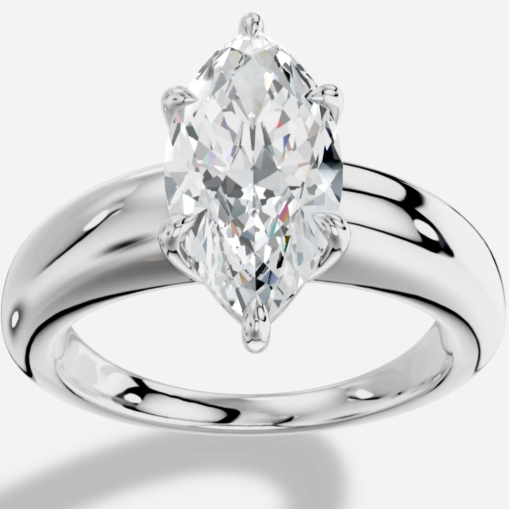 Aphrodite Ring med marquiseslipad labbodlad diamant
