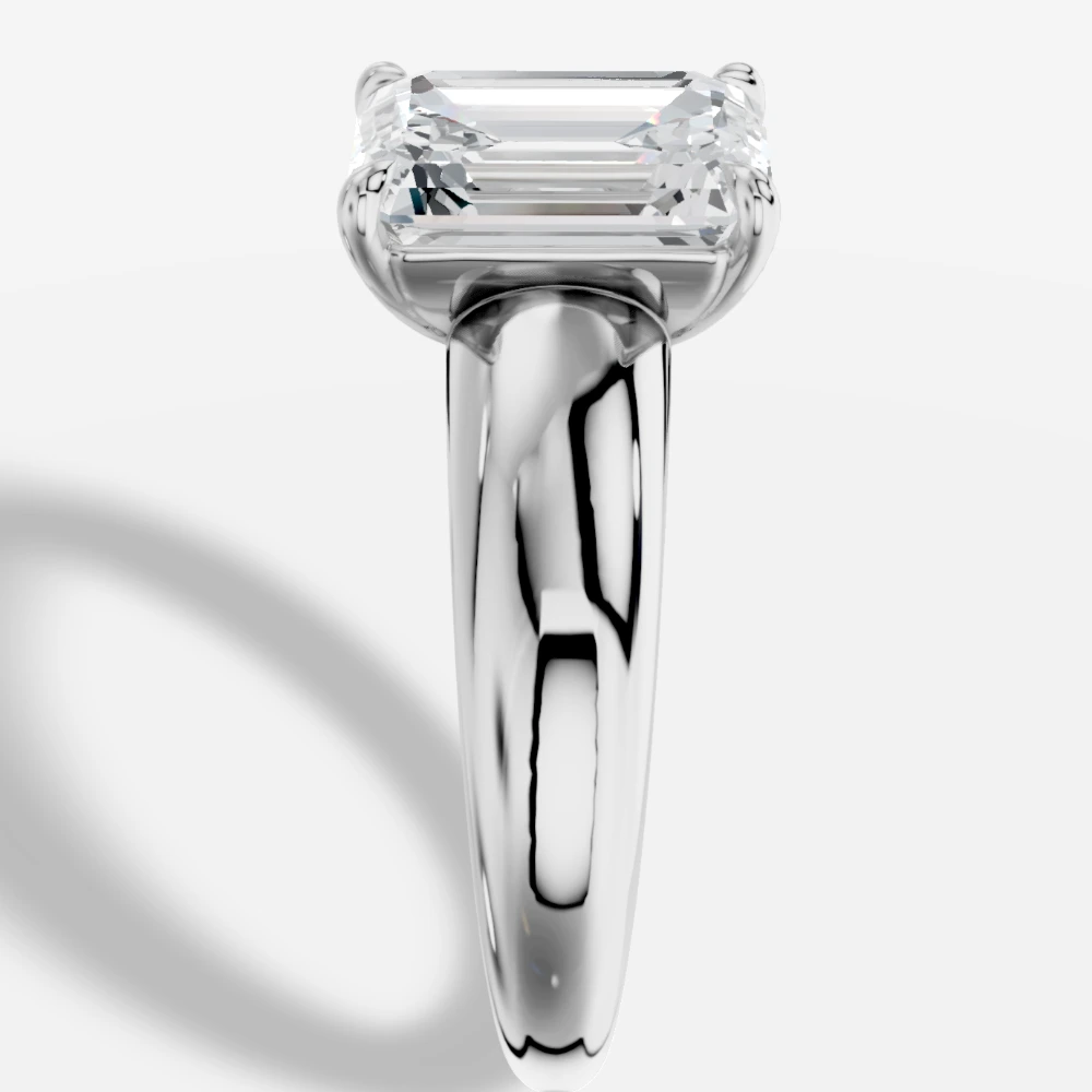 Aphrodite Emerald-Cut Lab-Grown Diamond Ring alternate view