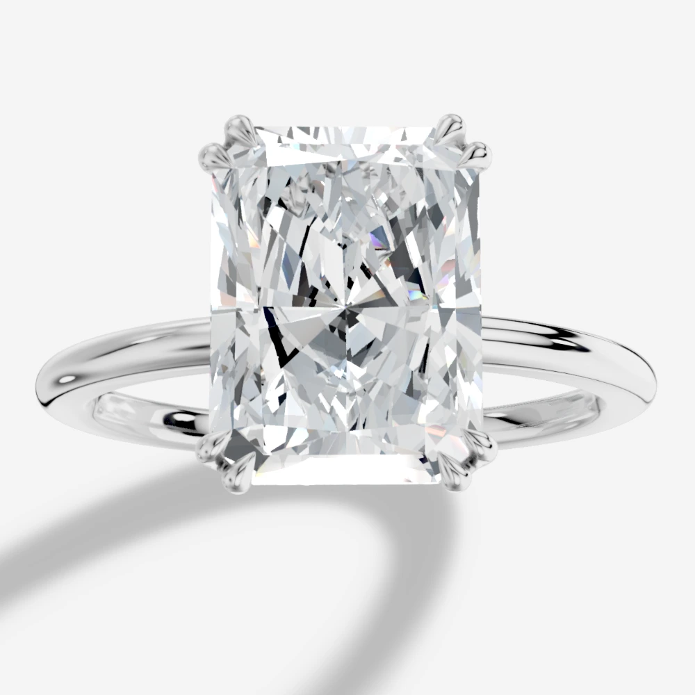 Lydia Radiant-Cut Lab-Grown Diamond Ring