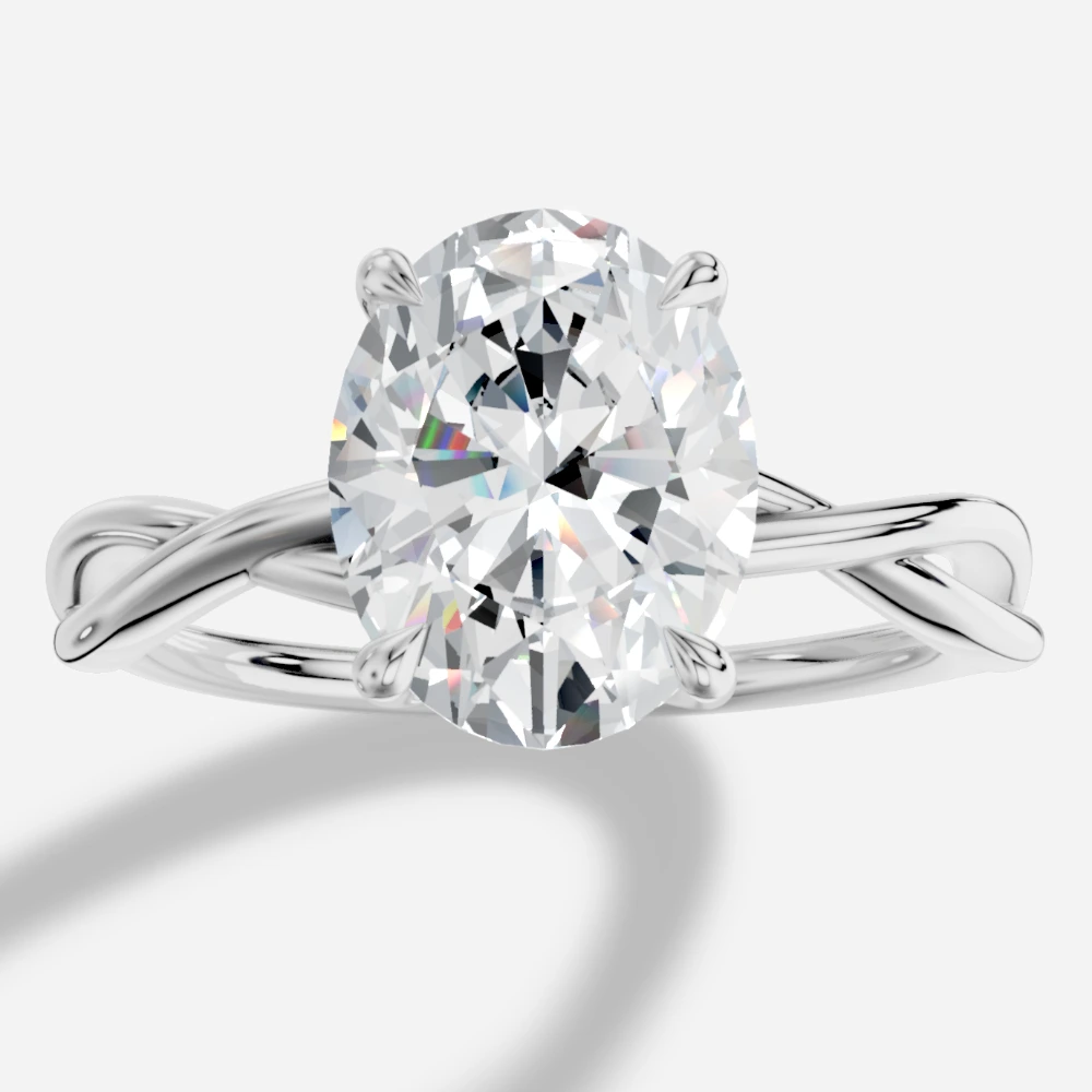 Artemis Oval-Cut Lab-Grown Diamond Ring