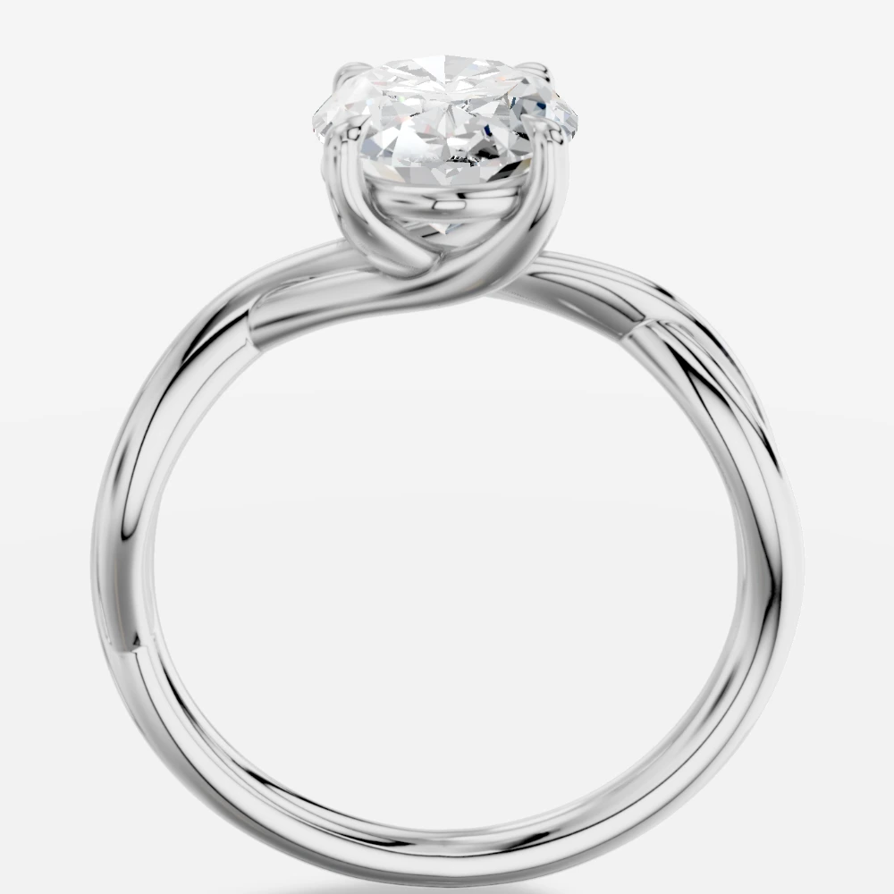Artemis Ring med laboratoriedyrket diamant i ovalslibning
