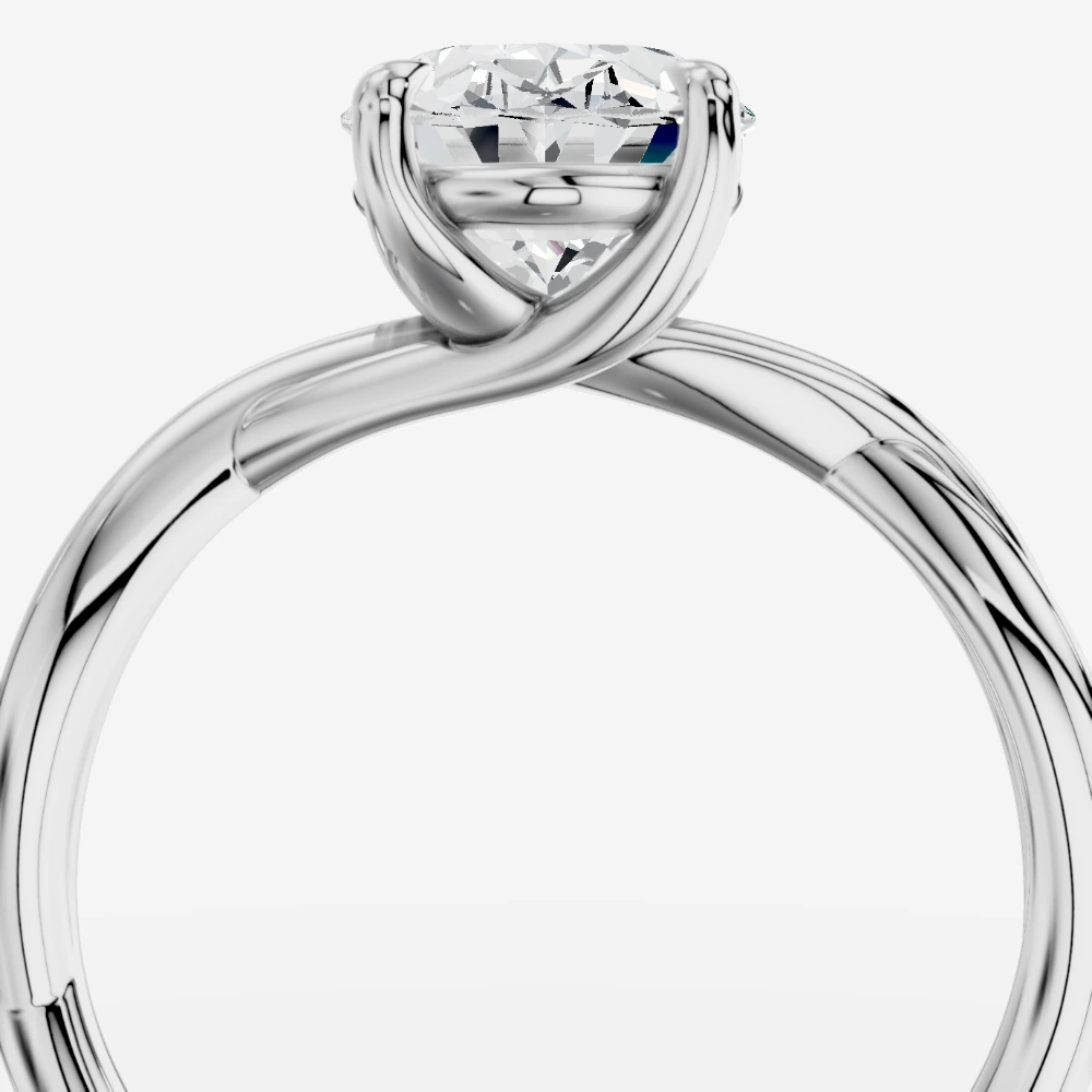Artemis Ring med laboratoriedyrket diamant i ovalslibning