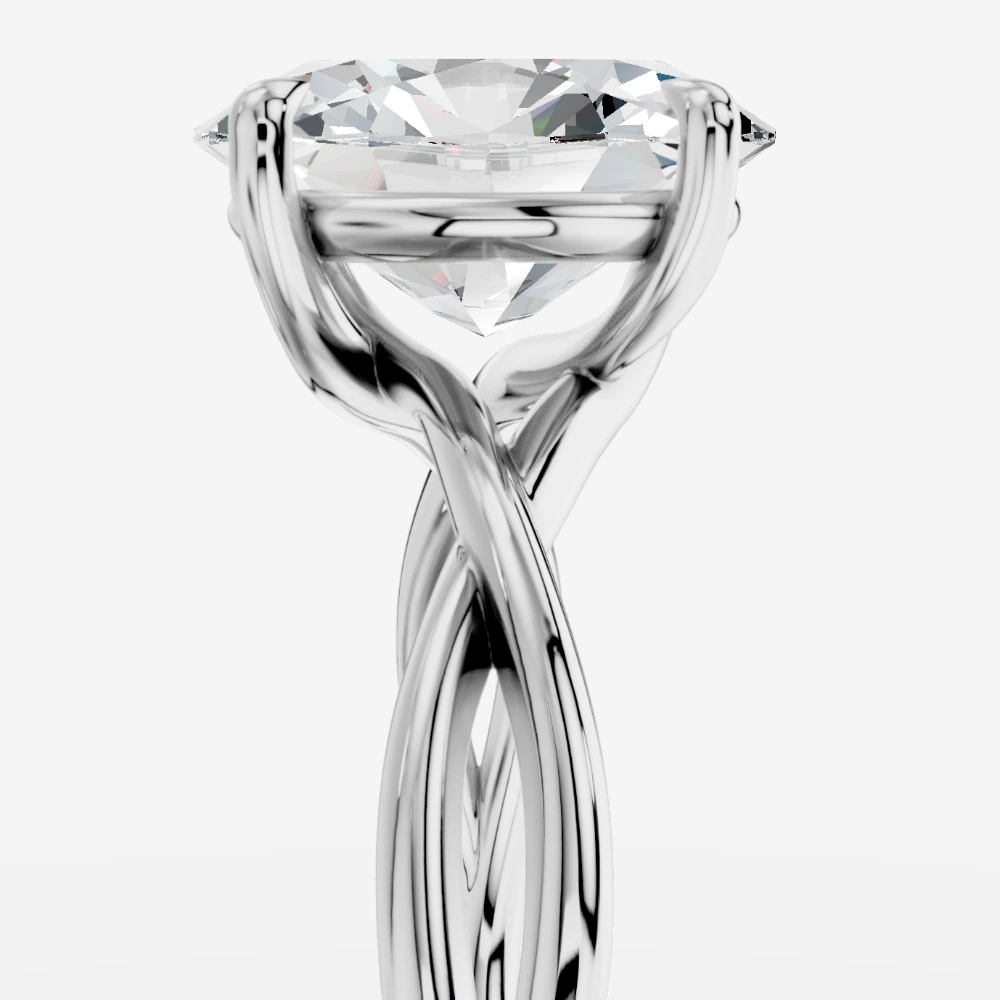 Artemis Ring med laboratoriedyrket diamant i ovalslibning