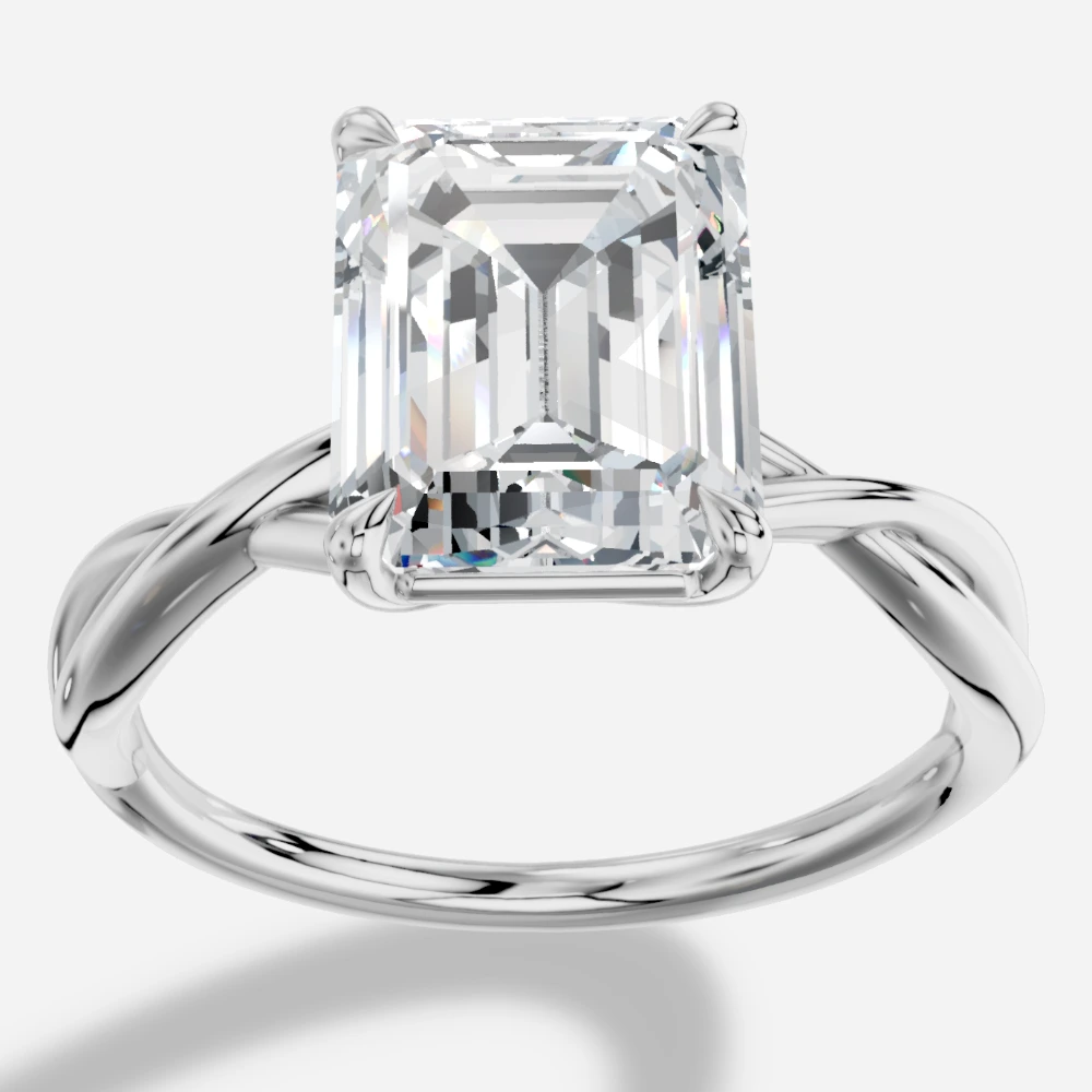 Artemis Emerald-Cut Lab-Grown Diamond Ring