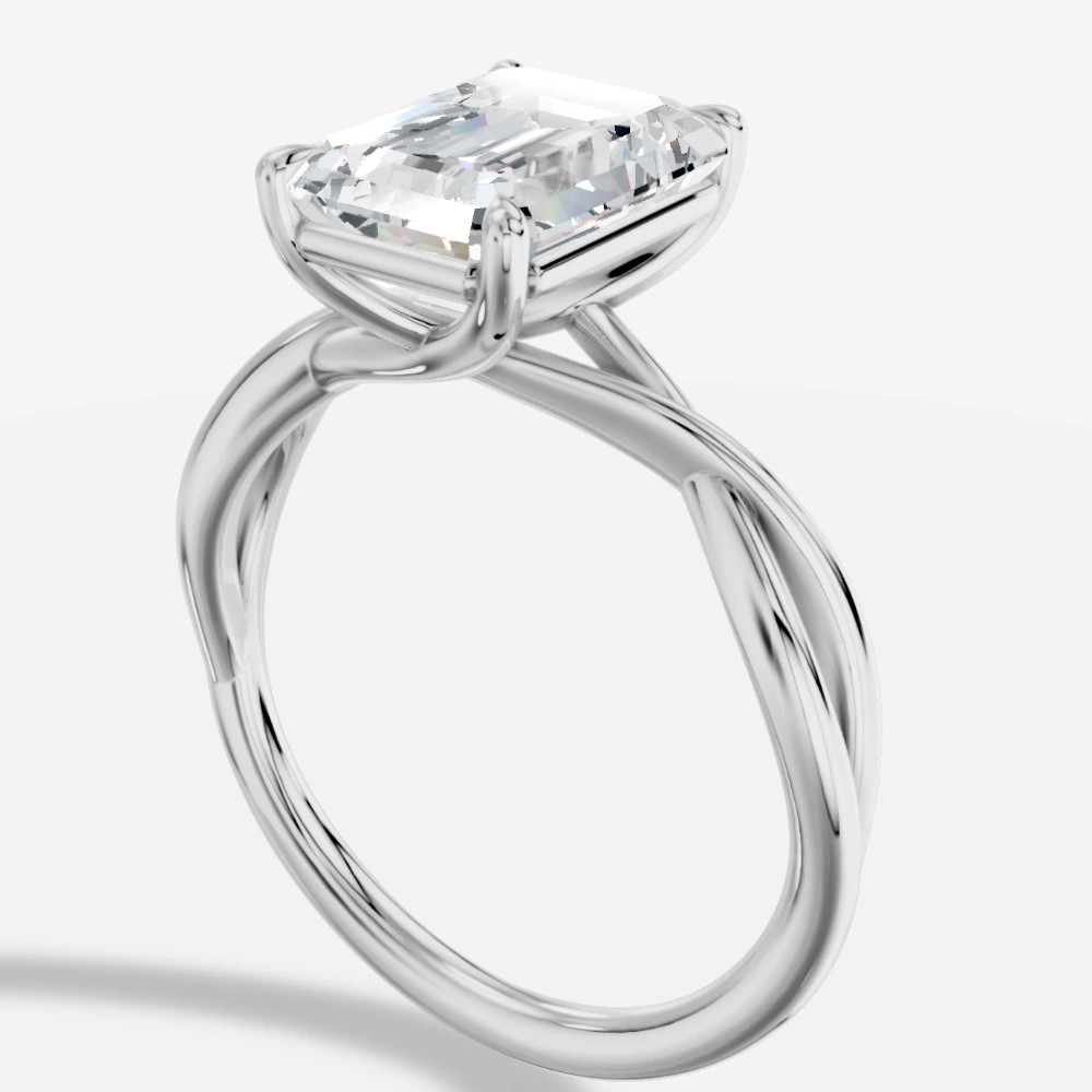 Artemis Emerald-Cut Lab-Grown Diamond Ring