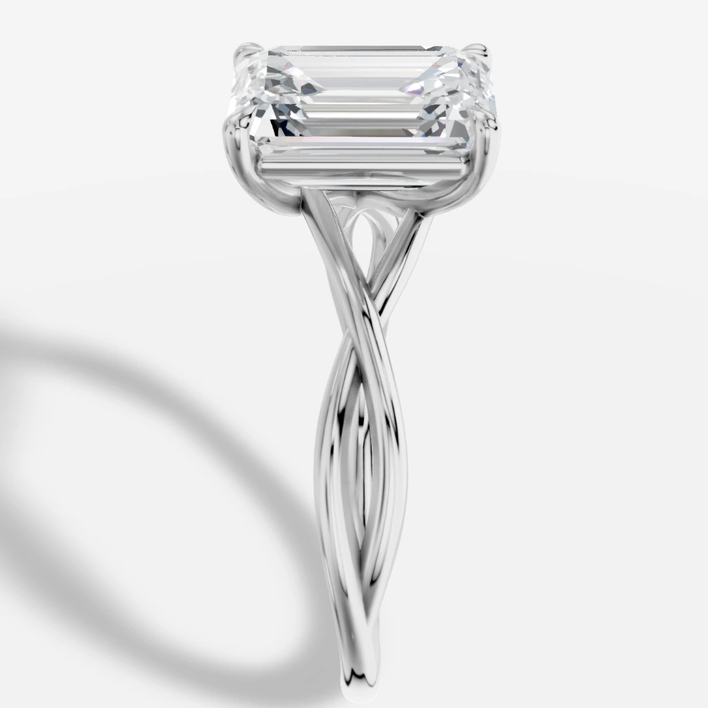 Artemis Emerald-Cut Lab-Grown Diamond Ring alternate view