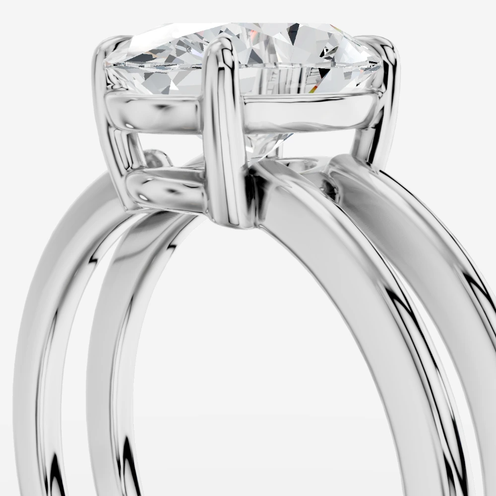 Eterna Oval-Cut Lab-Grown Diamond Ring alternate view