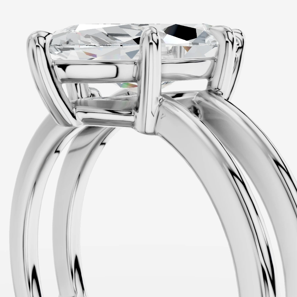 Eterna Marquise-Cut Lab-Grown Diamond Ring alternate view
