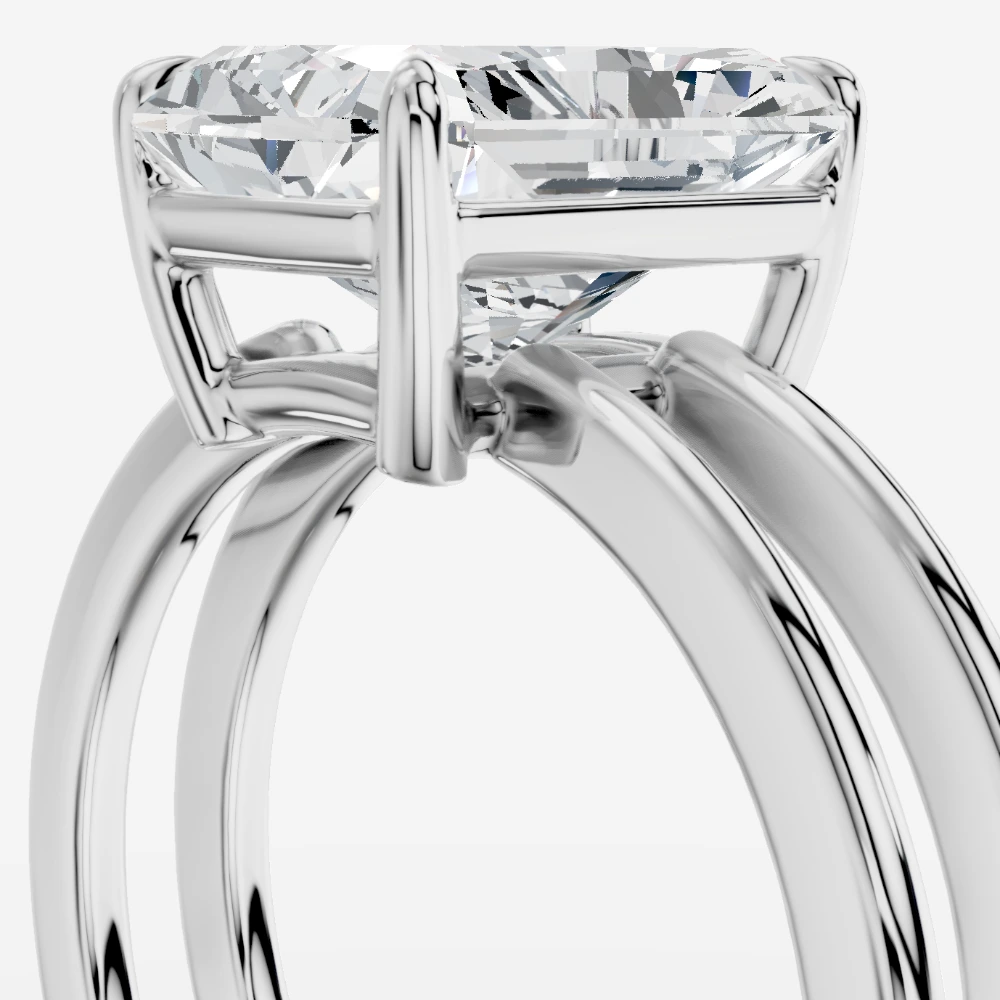Eterna Radiant-Cut Lab-Grown Diamond Ring alternate view