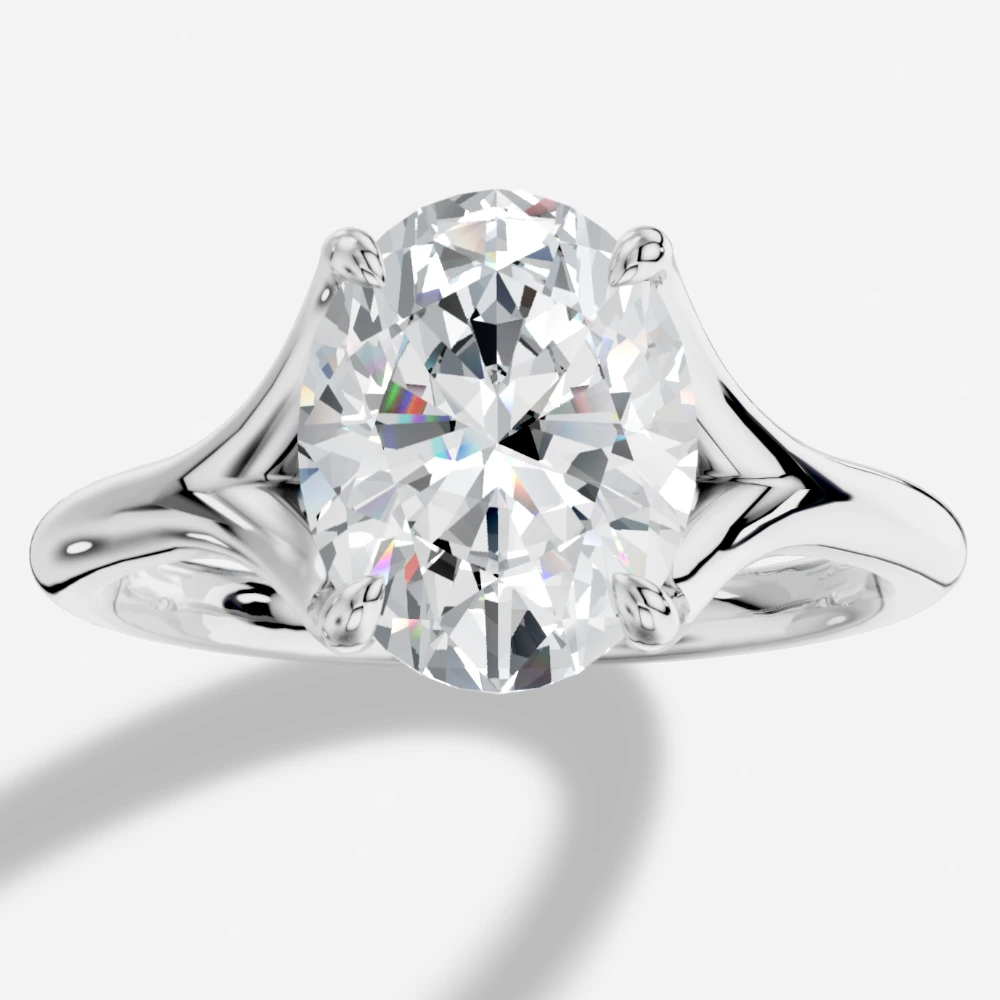 Aetheria Oval-Cut Lab-Grown Diamond Ring
