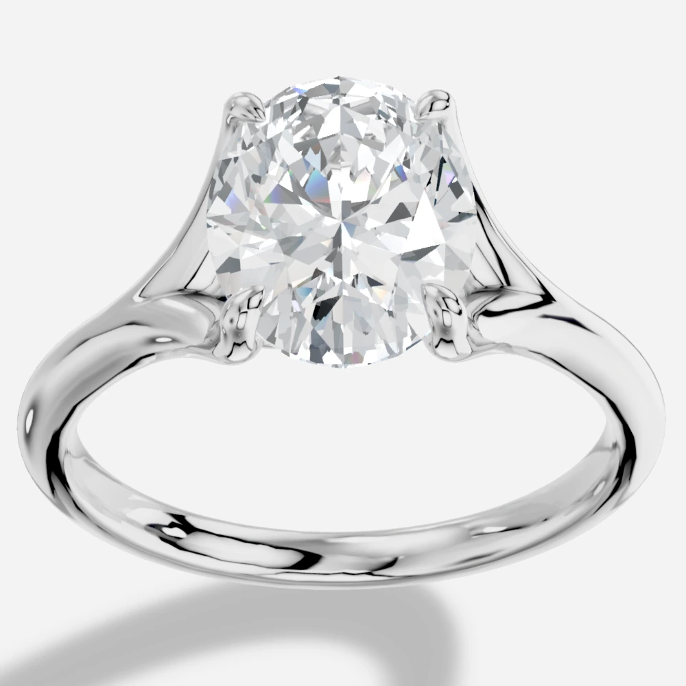 Aetheria Oval-Cut Lab-Grown Diamond Ring