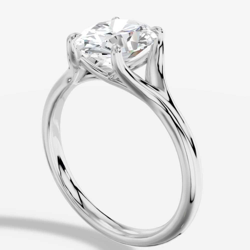 Aetheria Oval-Cut Lab-Grown Diamond Ring
