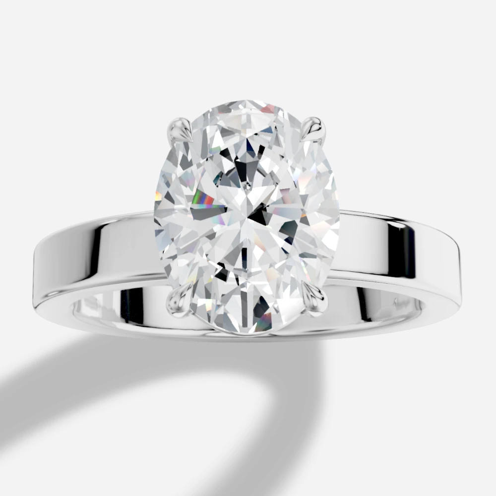 Hathor Oval-Cut Lab-Grown Diamond Ring