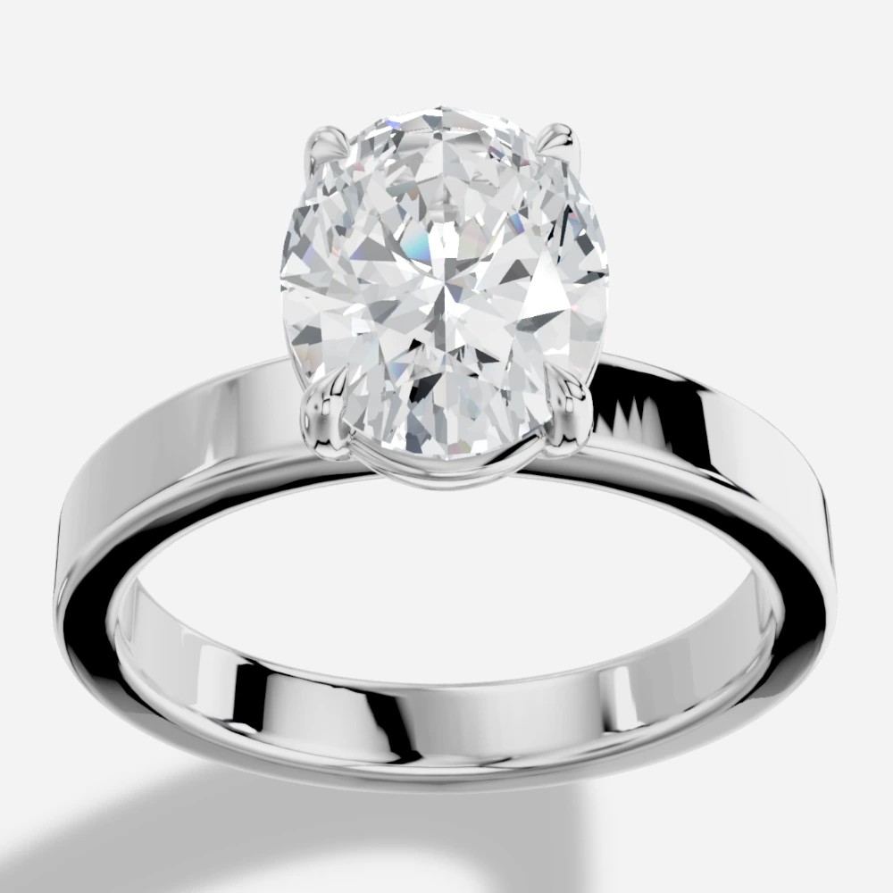 Hathor Oval-Cut Lab-Grown Diamond Ring