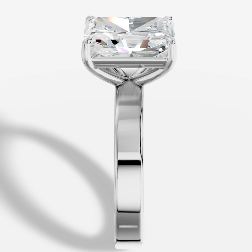 Hathor Ring med laboratoriedyrket diamant i radiant-slibning