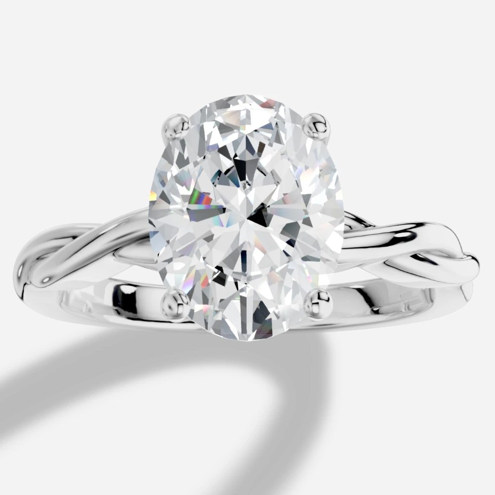 Theia Oval-Cut Lab-Grown Diamond Ring