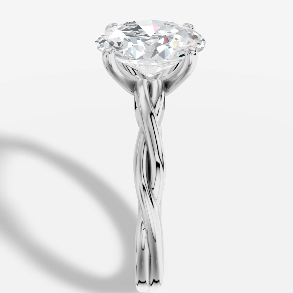Theia Oval-Cut Lab-Grown Diamond Ring alternate view